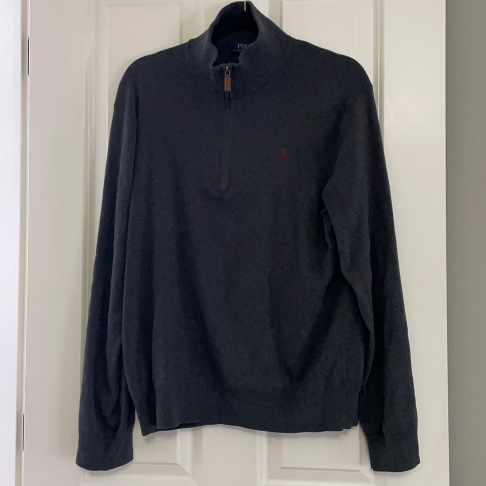 Polo Quarter Zip Sweater